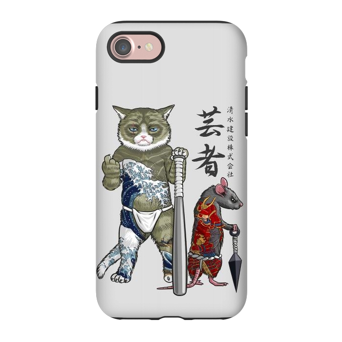 iPhone 7 StrongFit Mouse and Cat yakuza by Alberto