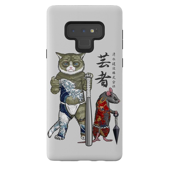 Galaxy Note 9 StrongFit Mouse and Cat yakuza by Alberto