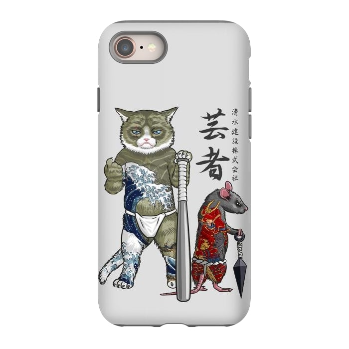 iPhone SE StrongFit Mouse and Cat yakuza by Alberto
