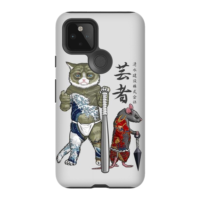 Pixel 5 StrongFit Mouse and Cat yakuza by Alberto
