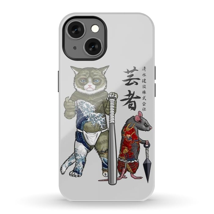 iPhone 13 StrongFit Mouse and Cat yakuza by Alberto