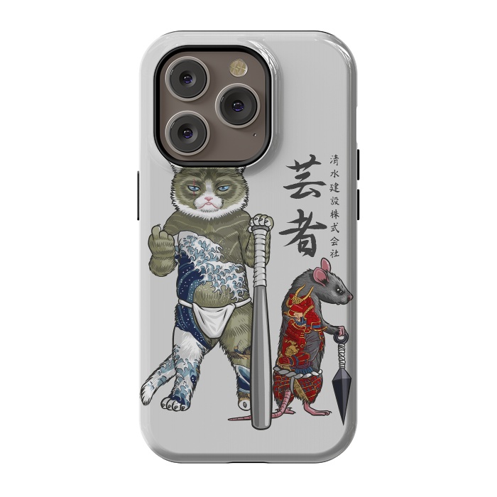 iPhone 14 Pro StrongFit Mouse and Cat yakuza by Alberto