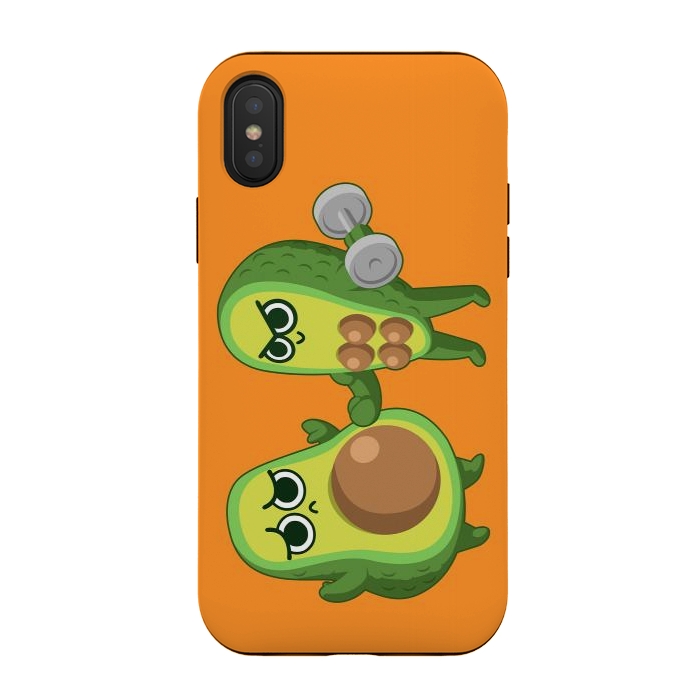 iPhone Xs / X StrongFit Avocado Gym by Alberto