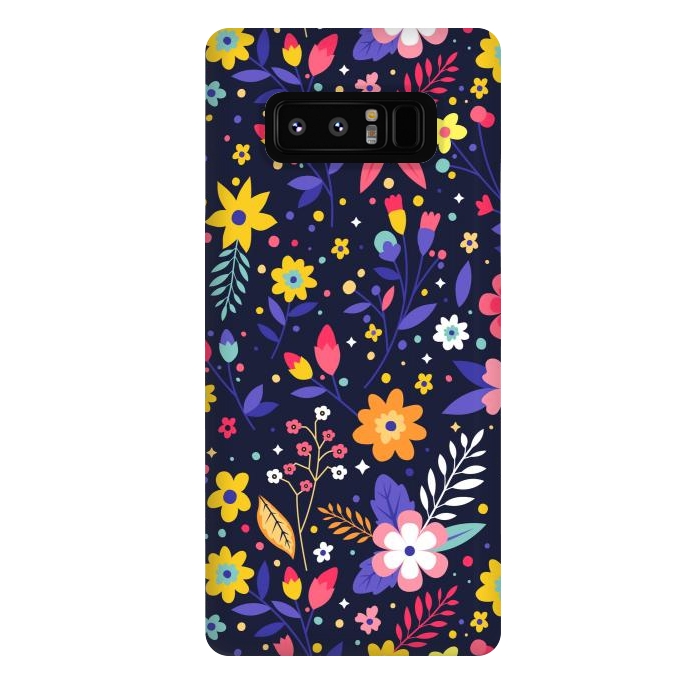 Galaxy Note 8 StrongFit Beautifull Flowers with Vibrant Colors by ArtsCase