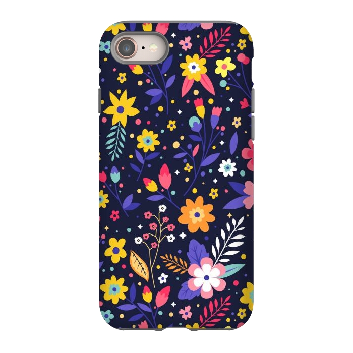 iPhone 8 StrongFit Beautifull Flowers with Vibrant Colors by ArtsCase