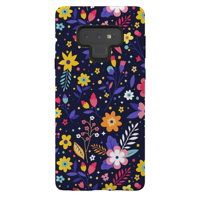 Galaxy Note 9 StrongFit Beautifull Flowers with Vibrant Colors by ArtsCase