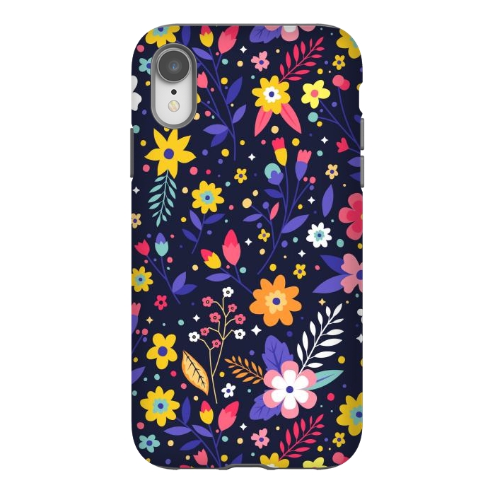 iPhone Xr StrongFit Beautifull Flowers with Vibrant Colors by ArtsCase