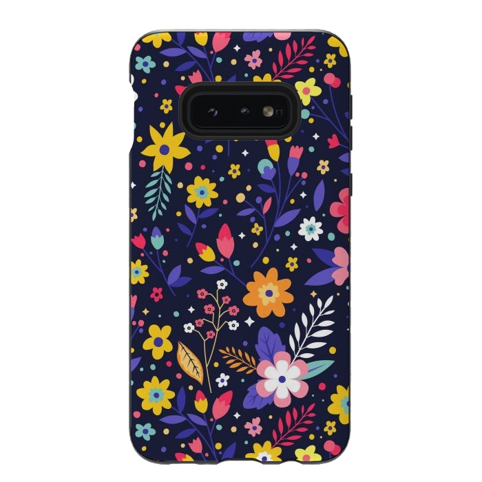 Galaxy S10e StrongFit Beautifull Flowers with Vibrant Colors by ArtsCase