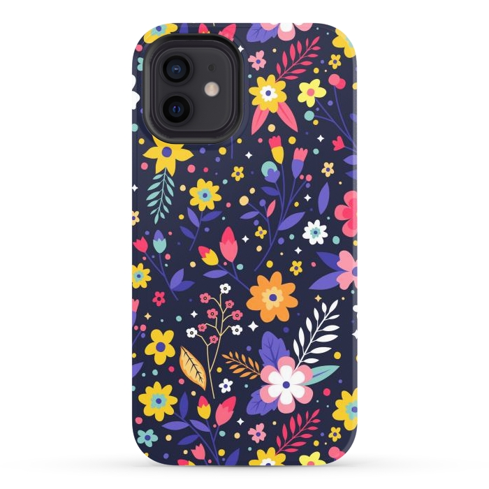 iPhone 12 StrongFit Beautifull Flowers with Vibrant Colors by ArtsCase