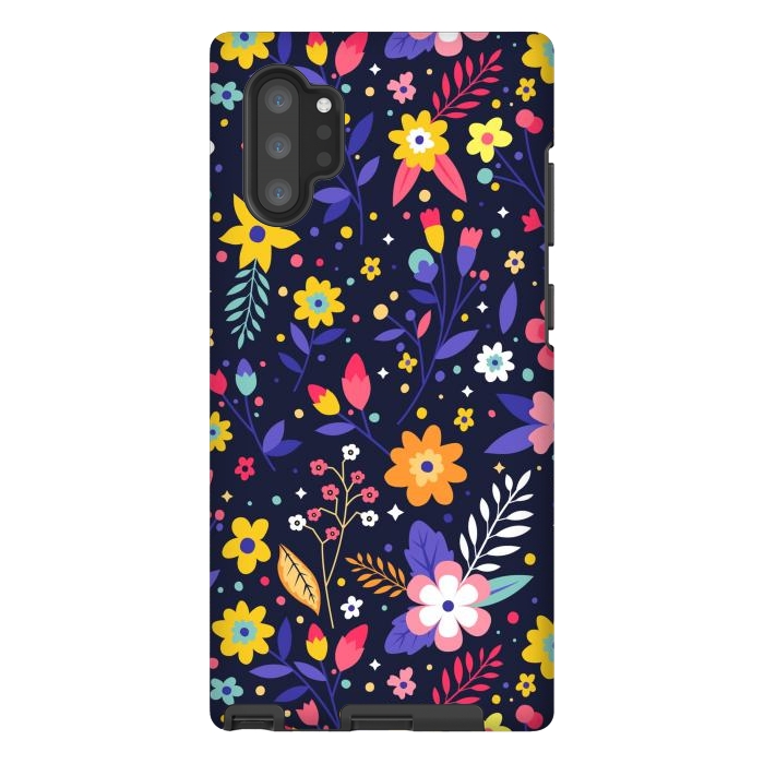 Galaxy Note 10 plus StrongFit Beautifull Flowers with Vibrant Colors by ArtsCase