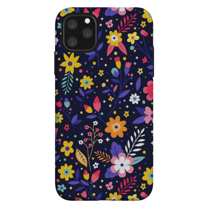 iPhone 11 Pro Max StrongFit Beautifull Flowers with Vibrant Colors by ArtsCase