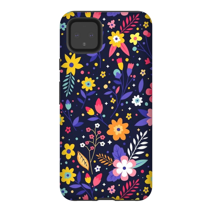 Pixel 4XL StrongFit Beautifull Flowers with Vibrant Colors by ArtsCase