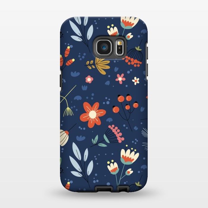 Galaxy S7 EDGE StrongFit Cute Flowers VIII by ArtsCase