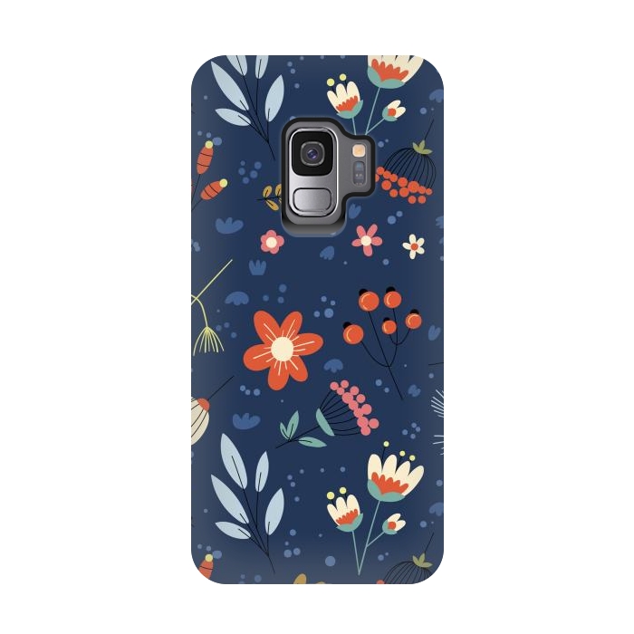 Galaxy S9 StrongFit Cute Flowers VIII by ArtsCase