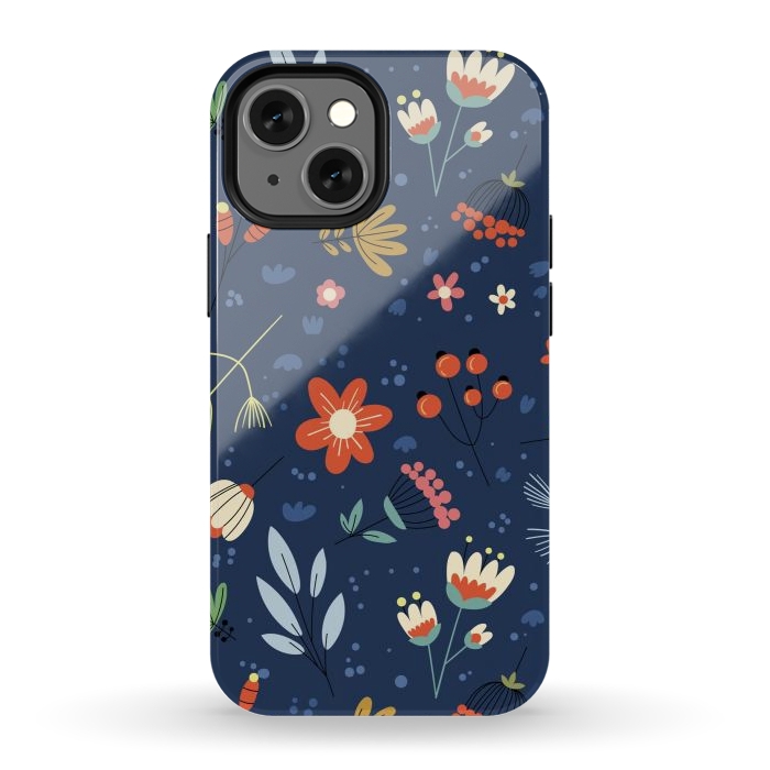 iPhone 12 mini StrongFit Cute Flowers VIII by ArtsCase