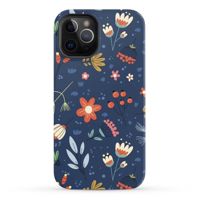 iPhone 12 Pro StrongFit Cute Flowers VIII by ArtsCase
