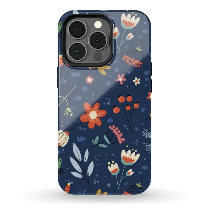 iPhone 13 pro StrongFit Cute Flowers VIII by ArtsCase