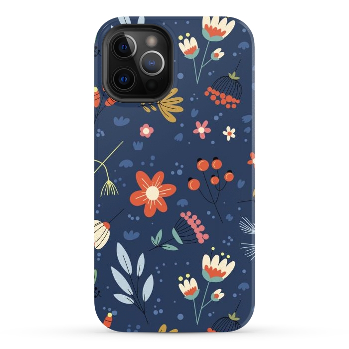 iPhone 12 Pro Max StrongFit Cute Flowers VIII by ArtsCase