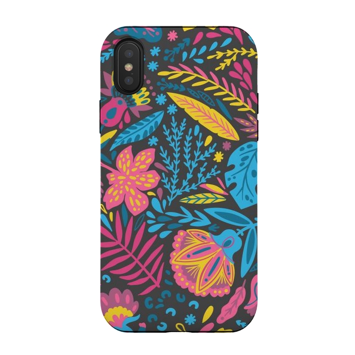 iPhone Xs / X StrongFit HAPPY LEAVES by ArtsCase