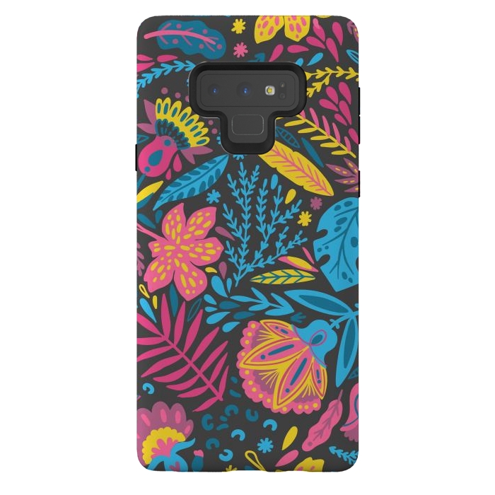 Galaxy Note 9 StrongFit HAPPY LEAVES by ArtsCase