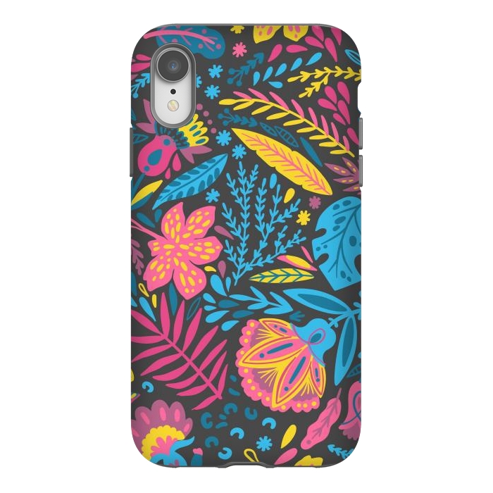 iPhone Xr StrongFit HAPPY LEAVES by ArtsCase
