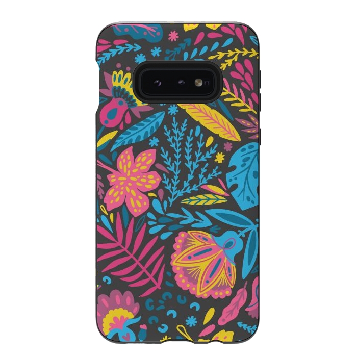 Galaxy S10e StrongFit HAPPY LEAVES by ArtsCase