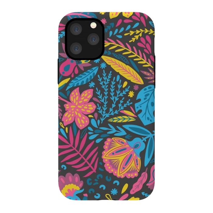 iPhone 11 Pro StrongFit HAPPY LEAVES by ArtsCase