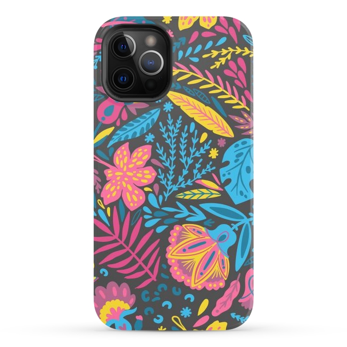 iPhone 12 Pro StrongFit HAPPY LEAVES by ArtsCase