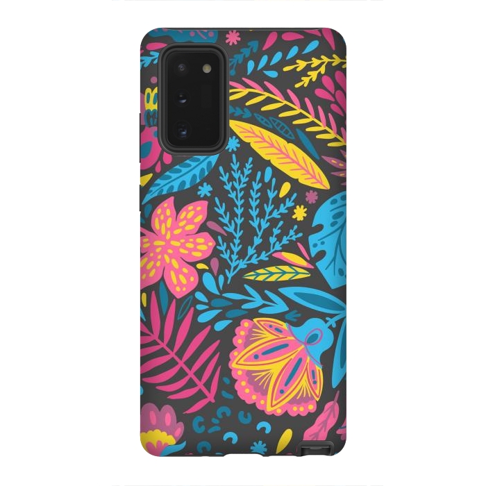 Galaxy Note 20 StrongFit HAPPY LEAVES by ArtsCase