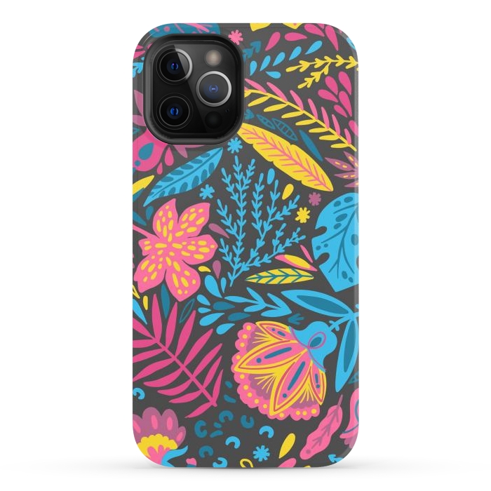 iPhone 12 Pro Max StrongFit HAPPY LEAVES by ArtsCase