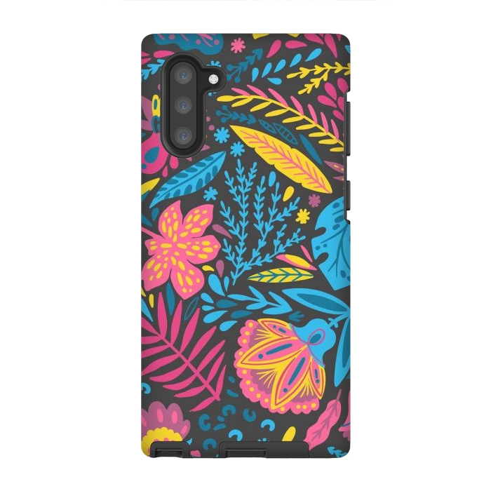 Galaxy Note 10 StrongFit HAPPY LEAVES by ArtsCase