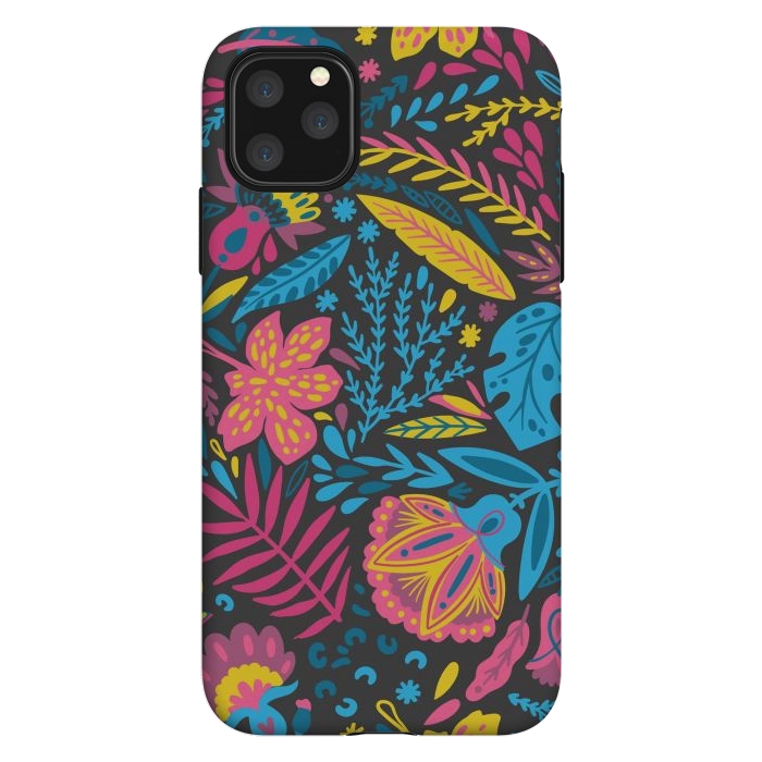 iPhone 11 Pro Max StrongFit HAPPY LEAVES by ArtsCase