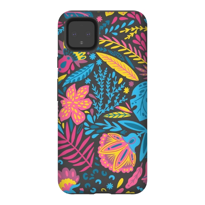 Pixel 4XL StrongFit HAPPY LEAVES by ArtsCase