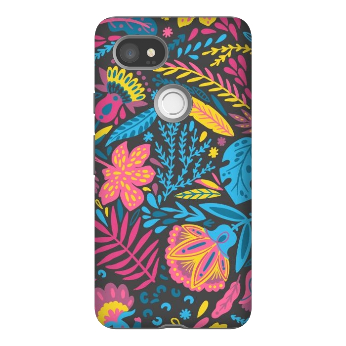 Pixel 2XL StrongFit HAPPY LEAVES by ArtsCase