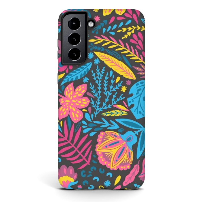 Galaxy S21 plus StrongFit HAPPY LEAVES by ArtsCase