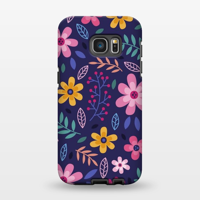Galaxy S7 EDGE StrongFit Pink Flowers for You  by ArtsCase