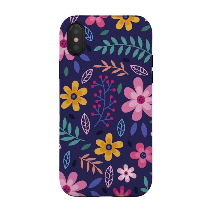 iPhone Xs / X StrongFit Pink Flowers for You  by ArtsCase
