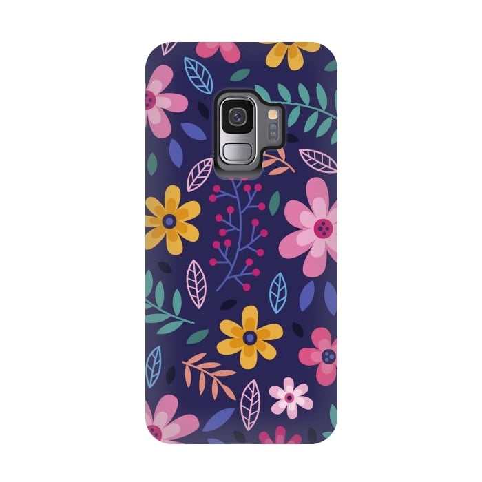 Galaxy S9 StrongFit Pink Flowers for You  by ArtsCase
