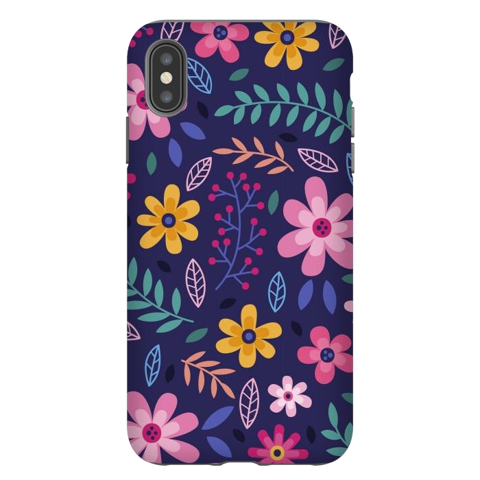iPhone Xs Max StrongFit Pink Flowers for You  by ArtsCase