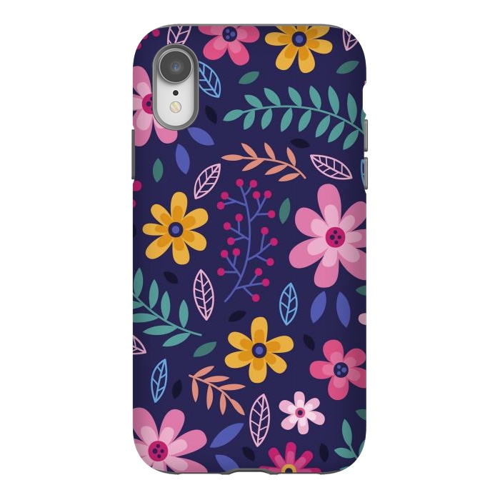 iPhone Xr StrongFit Pink Flowers for You  by ArtsCase