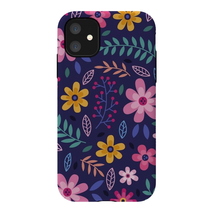 iPhone 11 StrongFit Pink Flowers for You  by ArtsCase