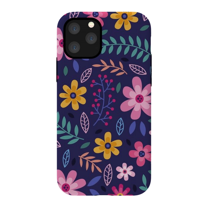 iPhone 11 Pro StrongFit Pink Flowers for You  by ArtsCase
