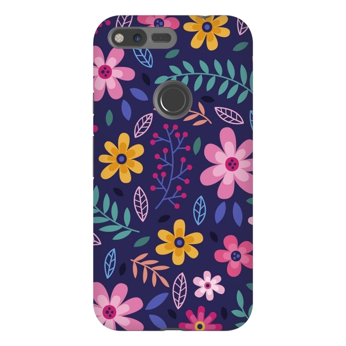 Pixel XL StrongFit Pink Flowers for You  by ArtsCase