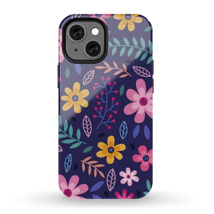 iPhone 12 mini StrongFit Pink Flowers for You  by ArtsCase