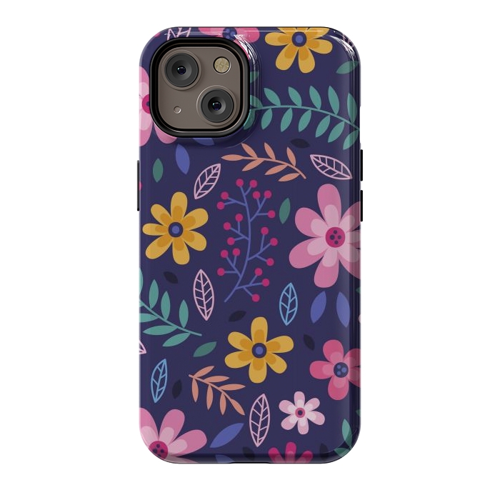 iPhone 14 StrongFit Pink Flowers for You  by ArtsCase