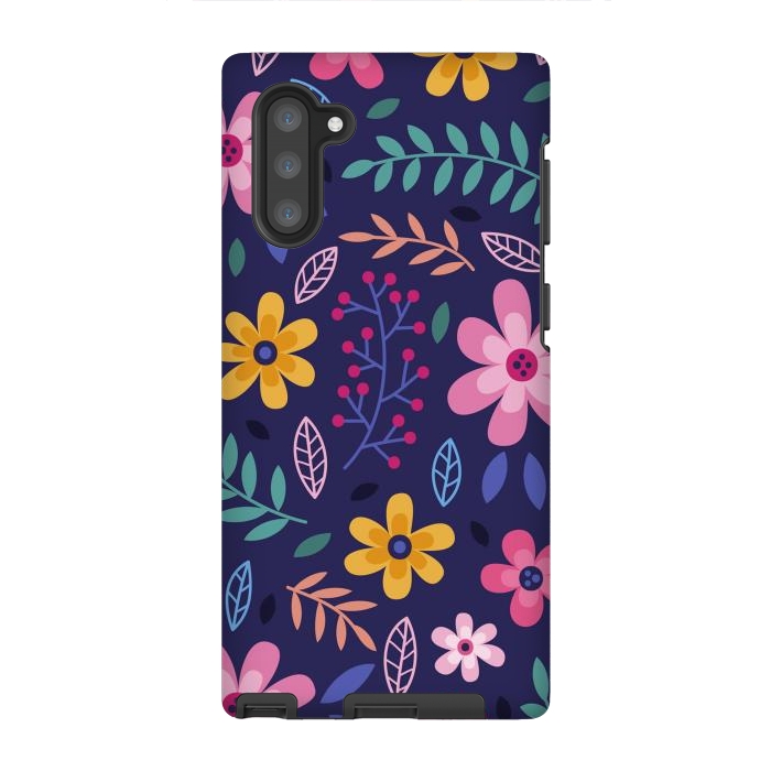 Galaxy Note 10 StrongFit Pink Flowers for You  by ArtsCase