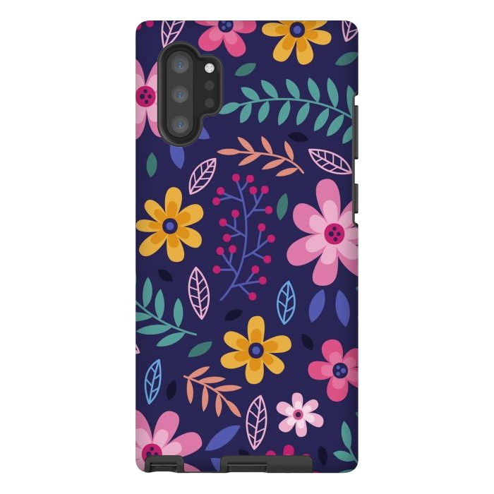 Galaxy Note 10 plus StrongFit Pink Flowers for You  by ArtsCase