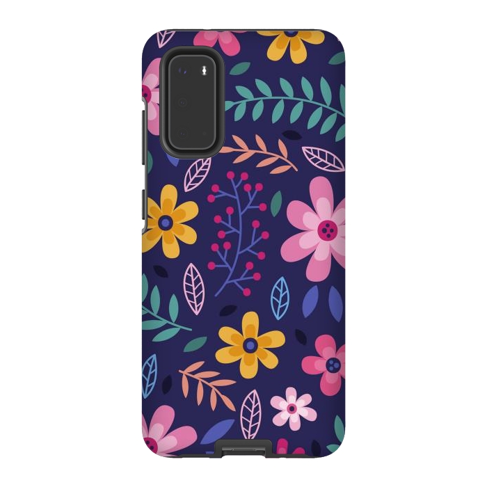 Galaxy S20 StrongFit Pink Flowers for You  by ArtsCase