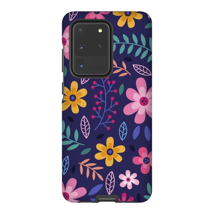 Galaxy S20 Ultra StrongFit Pink Flowers for You  by ArtsCase