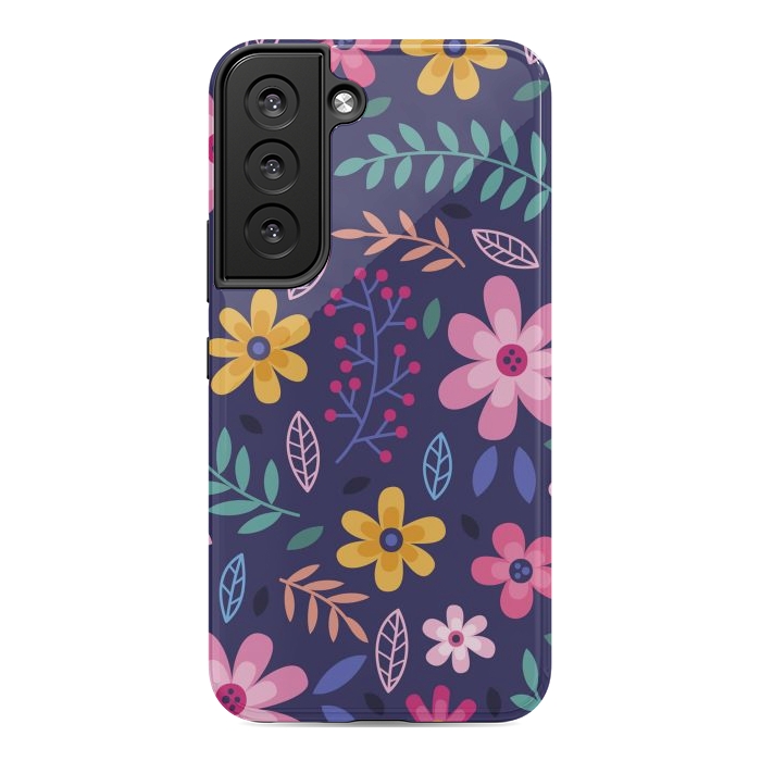 Galaxy S22 StrongFit Pink Flowers for You  by ArtsCase